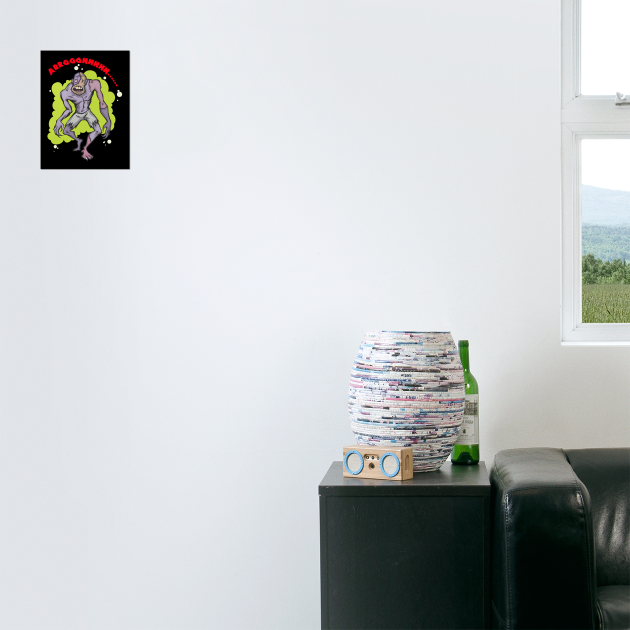 Walking Dead  Zombie Moaning by Urbanprint